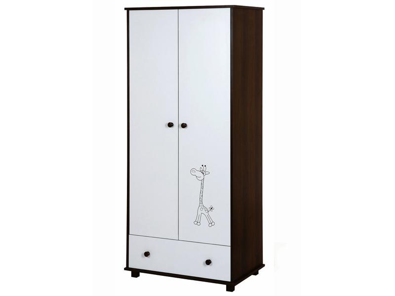 Dulap Camera Copii Bebelusi 2 Usi Klups Safari Giraffe Wenghe