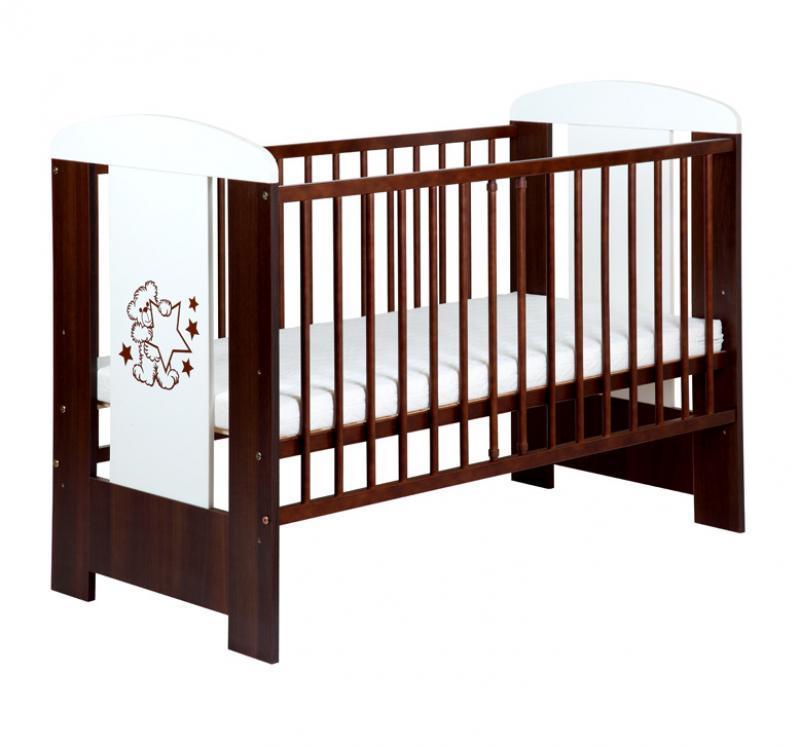 Patut Copii Din Lemn KLUPS TEDDY WITH STARS Wenge