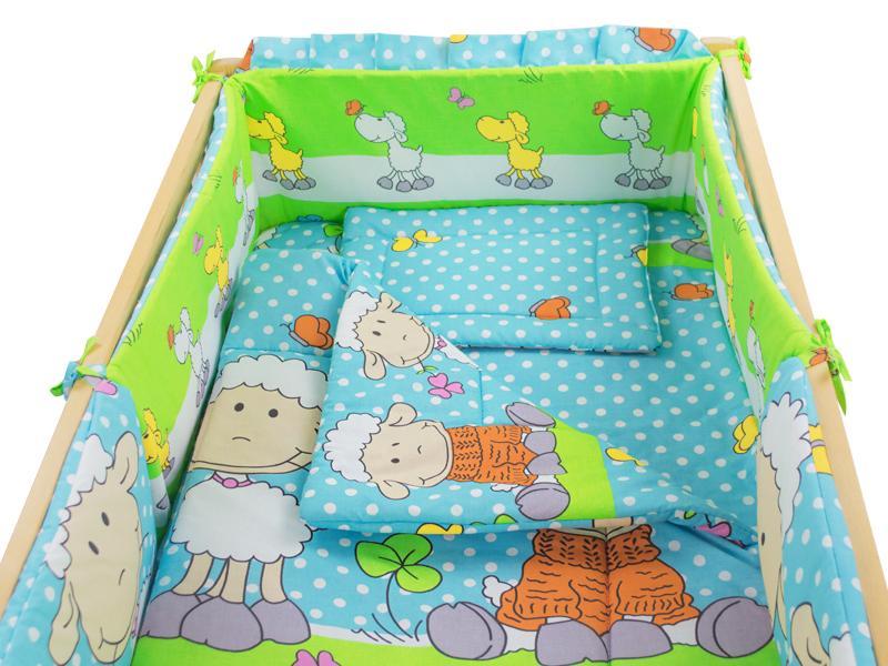 Lenjerie MyKids Oita Albastru 4+1 Piese 120x60 cm