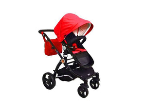 Carucior 3 In 1 ANMAR PERA Negru Rosu