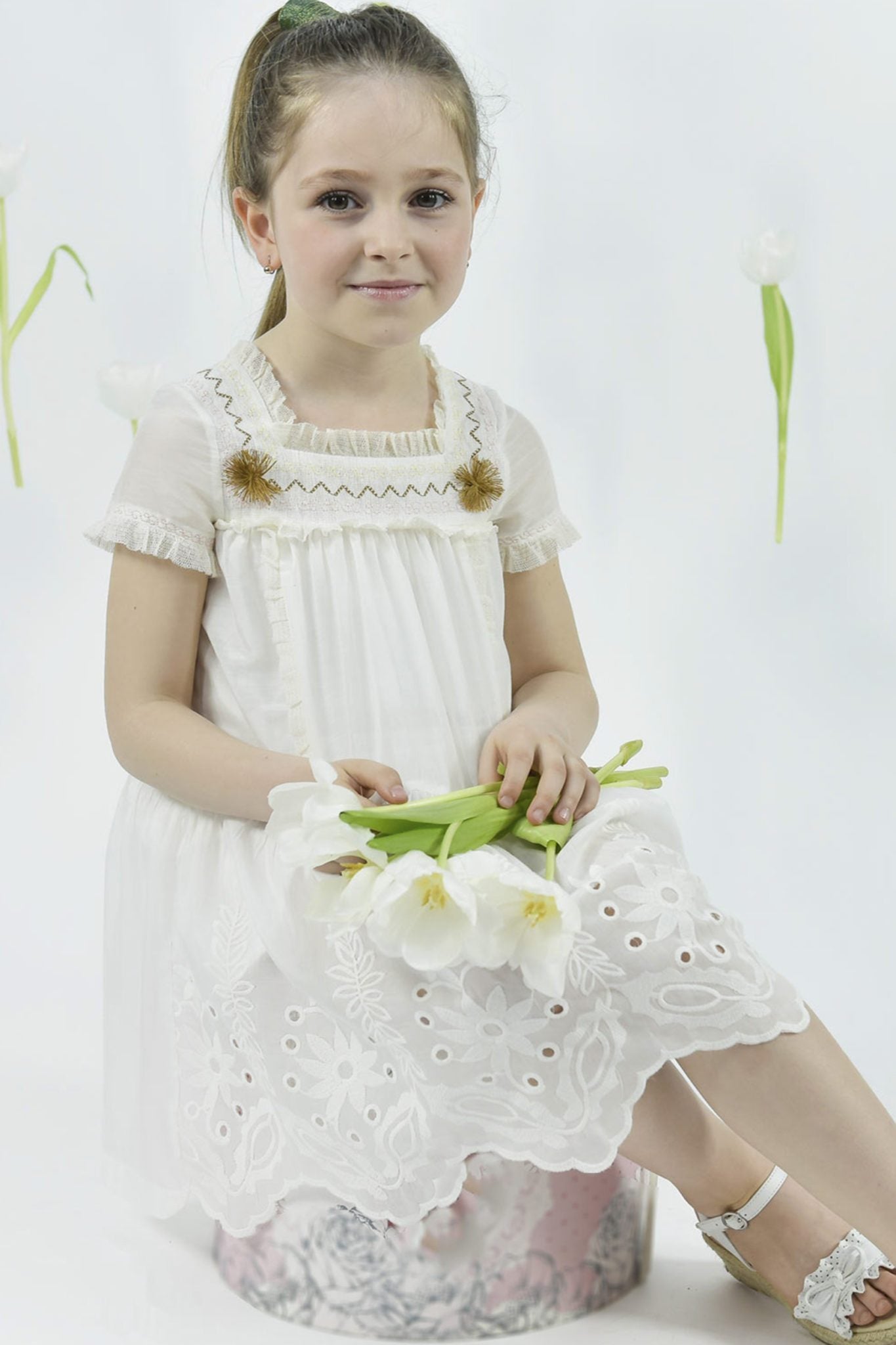 Rochie White Feather