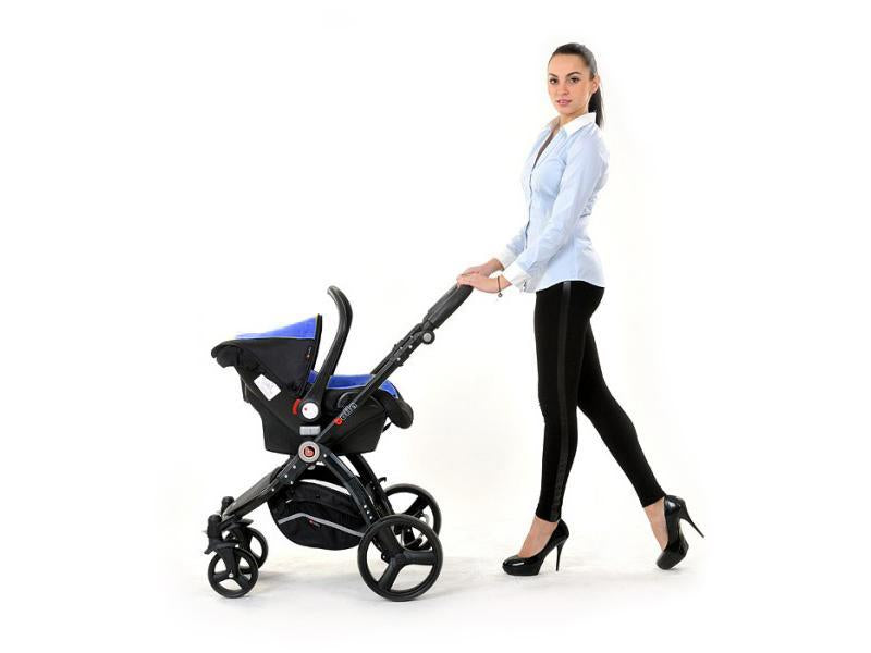 Carucior 3 In 1 ANMAR PERA Negru Albastru
