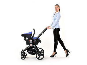 Carucior 3 In 1 ANMAR PERA Negru Albastru