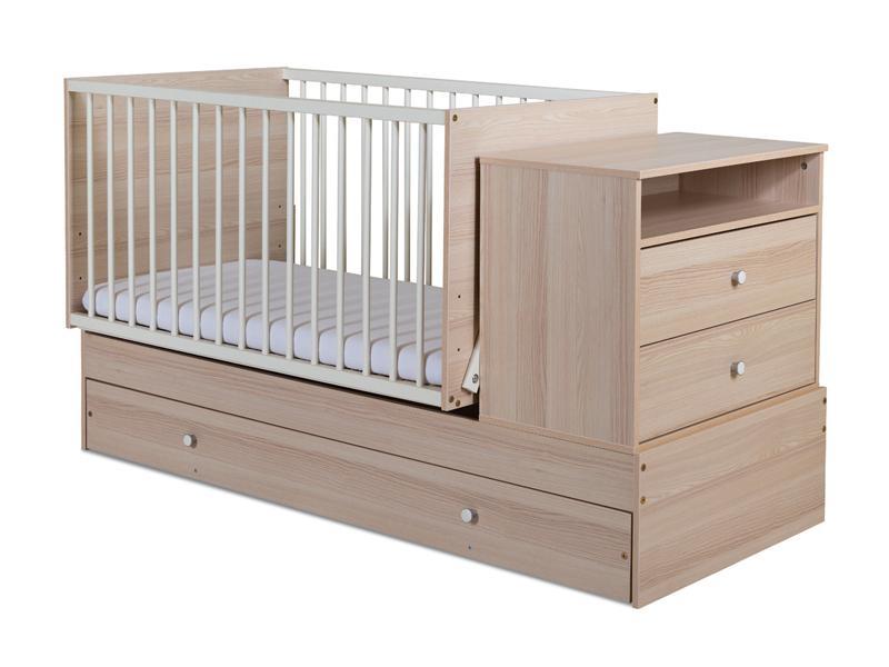 Patut Copii Transformabil MyKIDS Silence Practik Natur cu Leganare