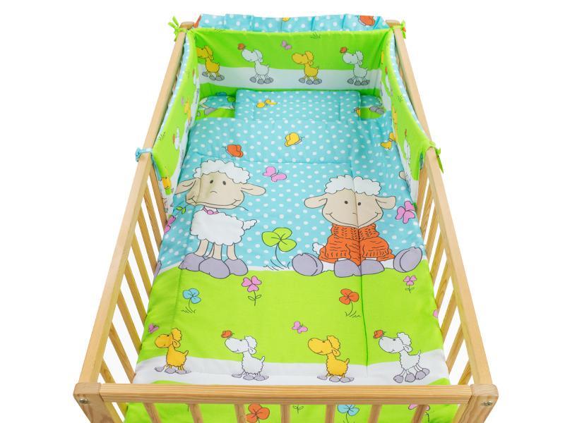Lenjerie MyKids Oita Albastru 4 Piese 140x70