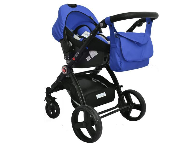 Carucior 3 In 1 ANMAR PERA Negru Albastru