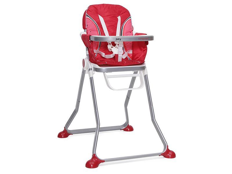 Scaun de masa copii Cangaroo Juicy Rosu