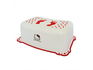 Taburet copii MyKids Hello Kitty Alb Rosu antialunecare