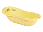 Cadita de baie bebe cu termometru MyKids Kubus 100 cm Galben