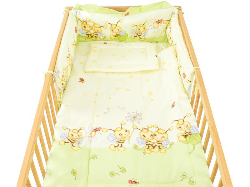 Aparatoare Laterala MyKids Albinute Verde 140x70
