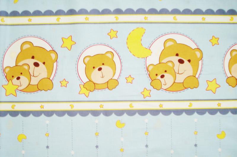 Lenjerie MyKids Teddy Night Albastru 4 Piese 140x70