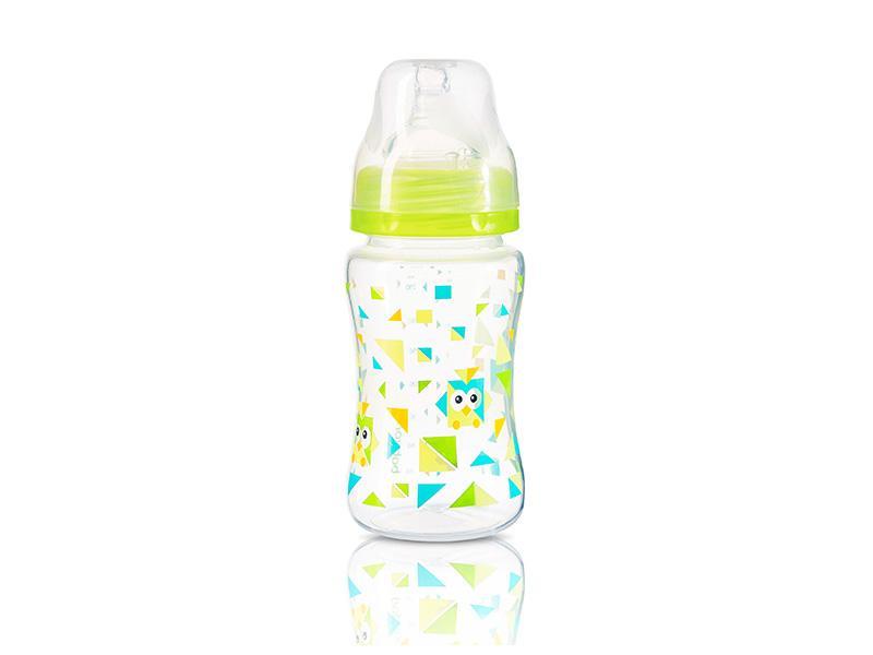 Biberonul anti-colici cu gat larg BabyOno 403 240ml