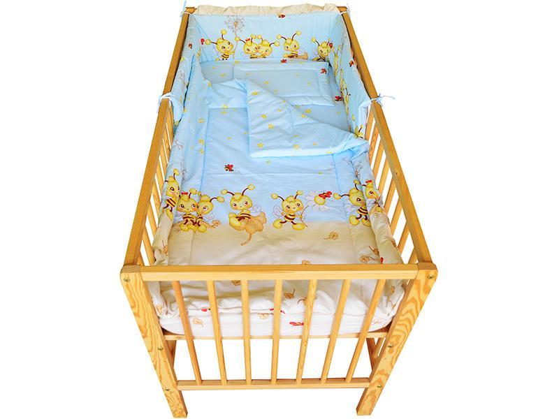 Lenjerie MyKids Albinuta Albastru 4+1 Piese 140x70 cm