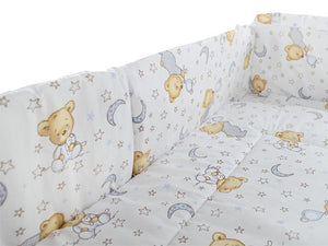 Aparatoare Laterala MyKids Teddy Stelute Gri 140x70