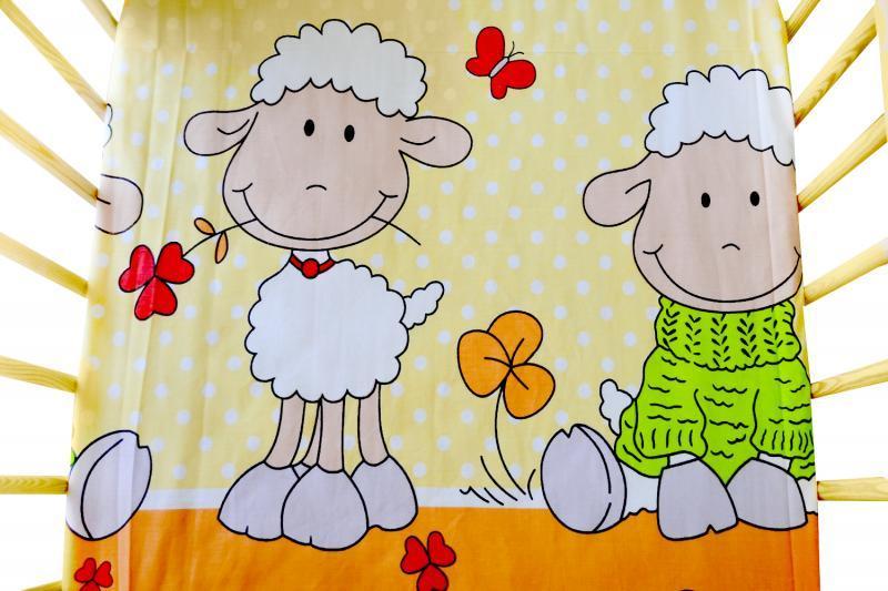 Lenjerie MyKids Oita Orange 4 piese 120x60 cm