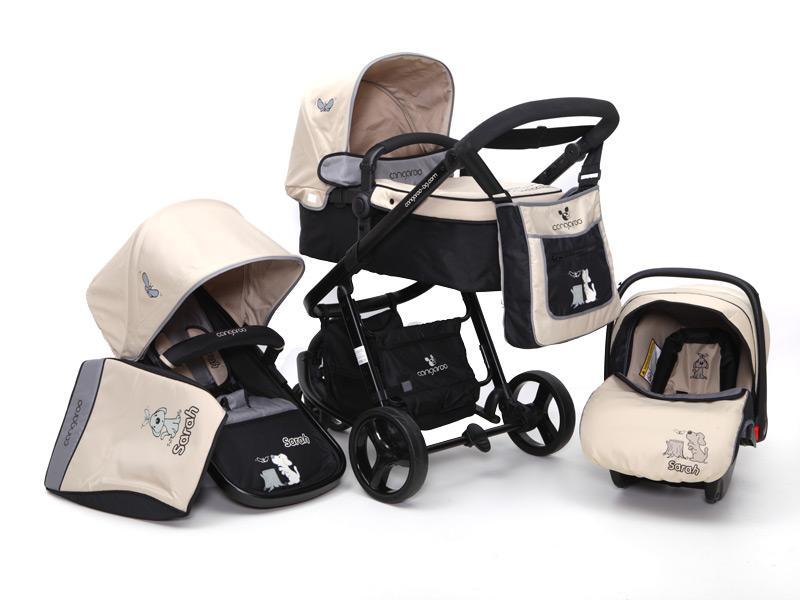 Carucior Copii 3 in 1 Cangaroo Sarah Bej