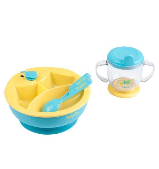 Set castron cu tacamuri si canita bebe si copii BabyOno 238