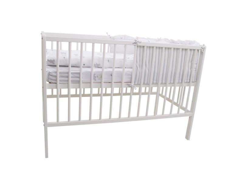 Lenjerie MyKids Bunny Alb 4+1 Piese 140x70