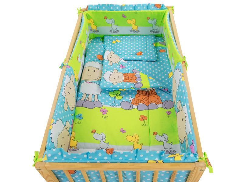 Lenjerie MyKids Oita Albastru 4+1 Piese 120x60 cm