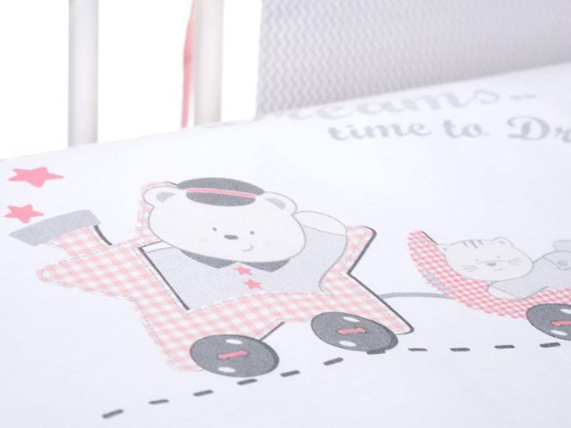 Lenjerie Patut Copii Klups Choo-Choo K087