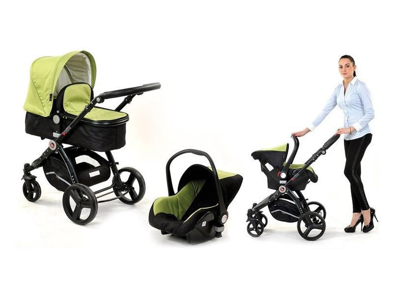 Carucior 3 In 1 ANMAR PERA Negru Verde