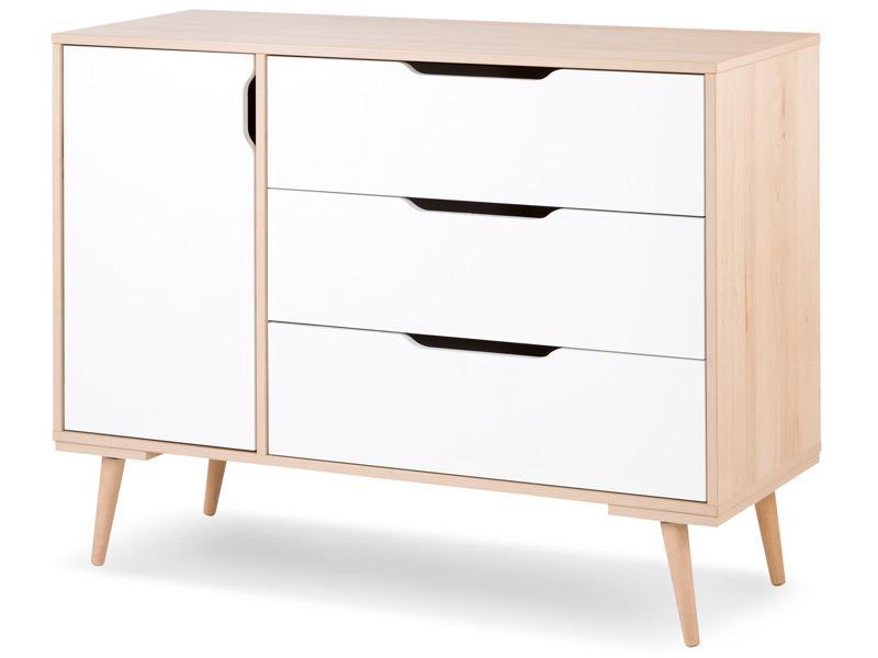 Comoda De Infasat Copii Klups Sofie Alb-Natur
