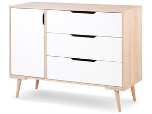 Comoda De Infasat Copii Klups Sofie Alb-Natur