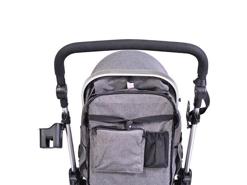 Carucior Copii 2 In 1 Moni Gala Gri Inchis