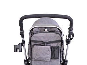 Carucior Copii 2 In 1 Moni Gala Gri Inchis