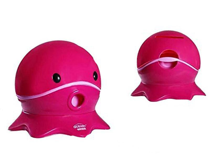 Olita cu suport pentru hartie Octopus Roz