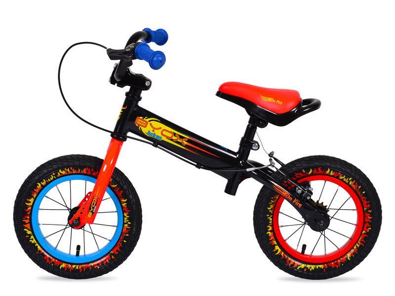 Bicicleta Copii Moni Balance 2 In 1 On Fire