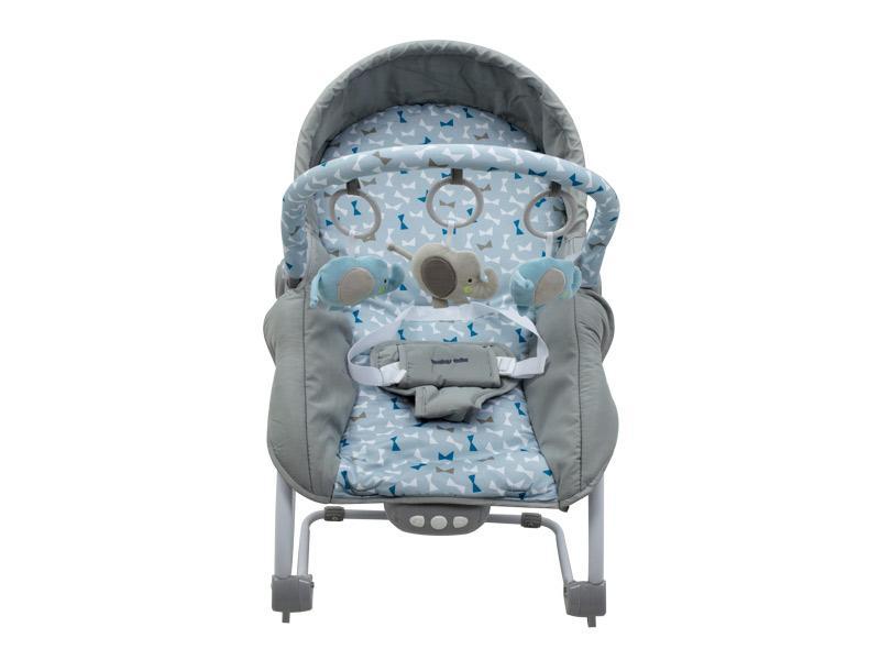 Balansoar Muzical 2 In 1 Cu Vibratii Baby Mix 212 060 Gri