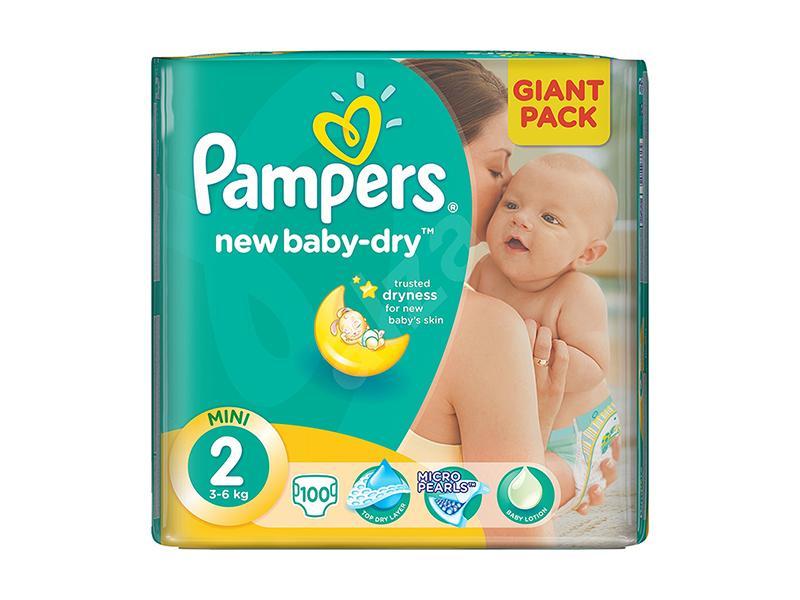 Scutece PAMPERS GIANT PACK 2 NEW BORN Pentru Copii