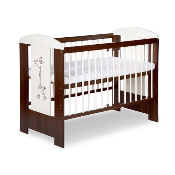Patut LITTLE GIRAFFE WENGE KLUPS Din Lemn Pentru Copii