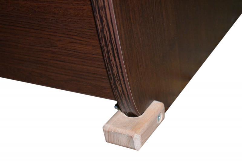 Patut Copii Lemn Sertar MYKIDS SERENA Cu Leg Wenge 3614