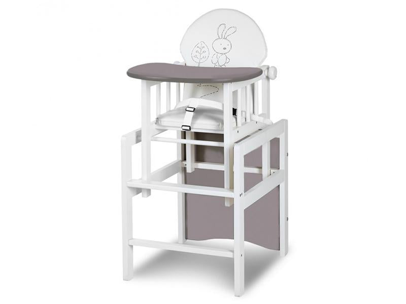 Scaun Alimentatie Multifunctional Klups Agnieszka II Bunny Cappuccino