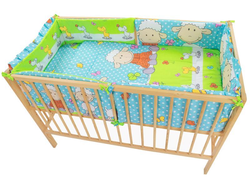 Lenjerie MyKids Oita Albastru 4+1 Piese 120x60 cm