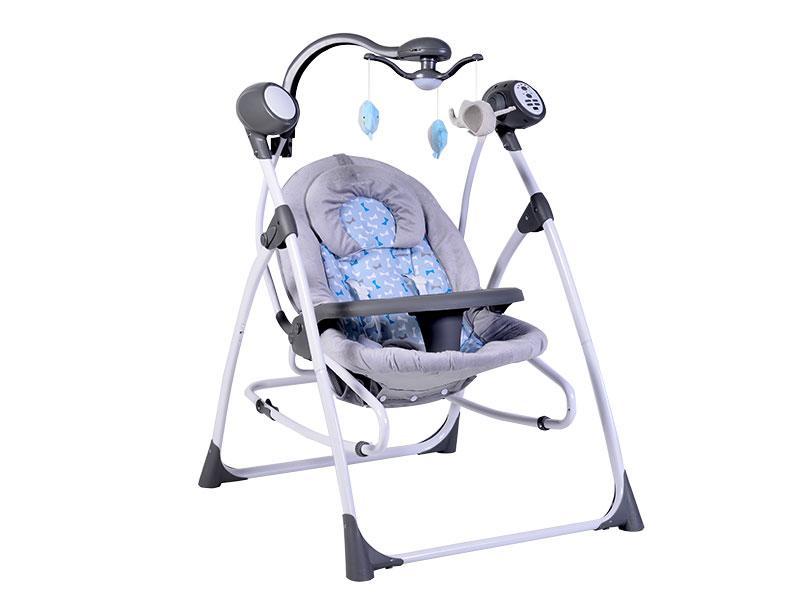 Leagan Electric Bebelusi CANGAROO Swing Star Gri