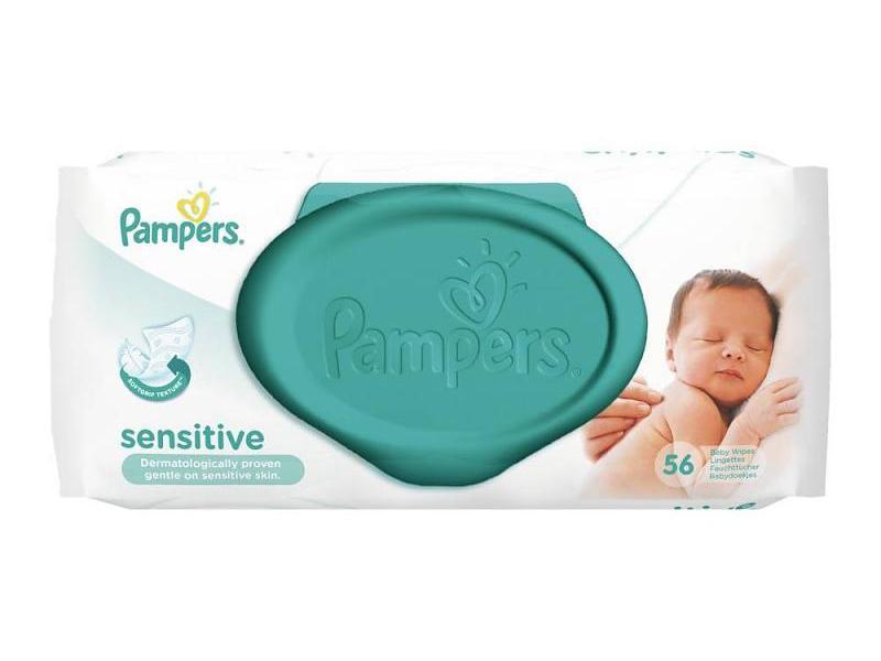 Pampers Servetele New Baby cu capac, 54 bucati