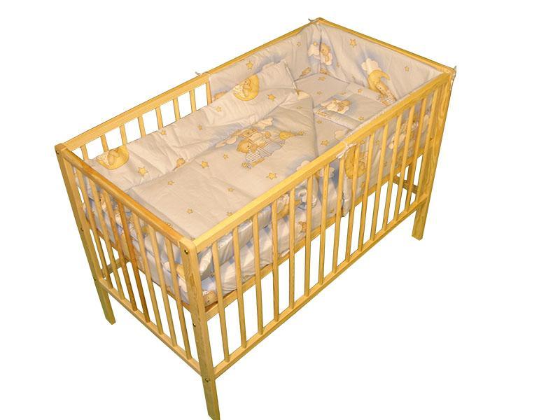 Lenjerie MyKids Teddy Scarita Albastru 4 Piese 140x70