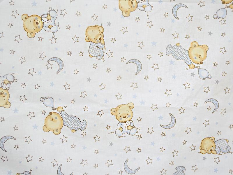 Lenjerie MyKids TEDDY STELUTE GRI 5 Piese 120x60 cm