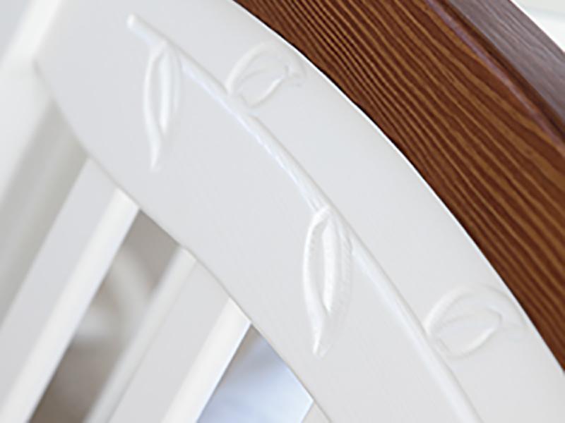 Patut Copii Lemn Cu Sertar Klups Radek VII Alb