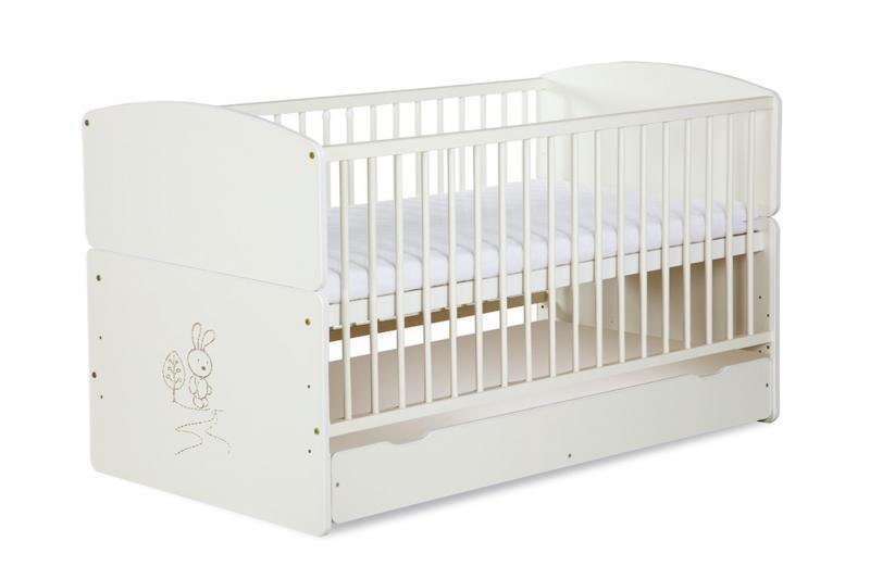 Patut Transformabil Pentru Copii BARTEK II SAFARI Little Bunny