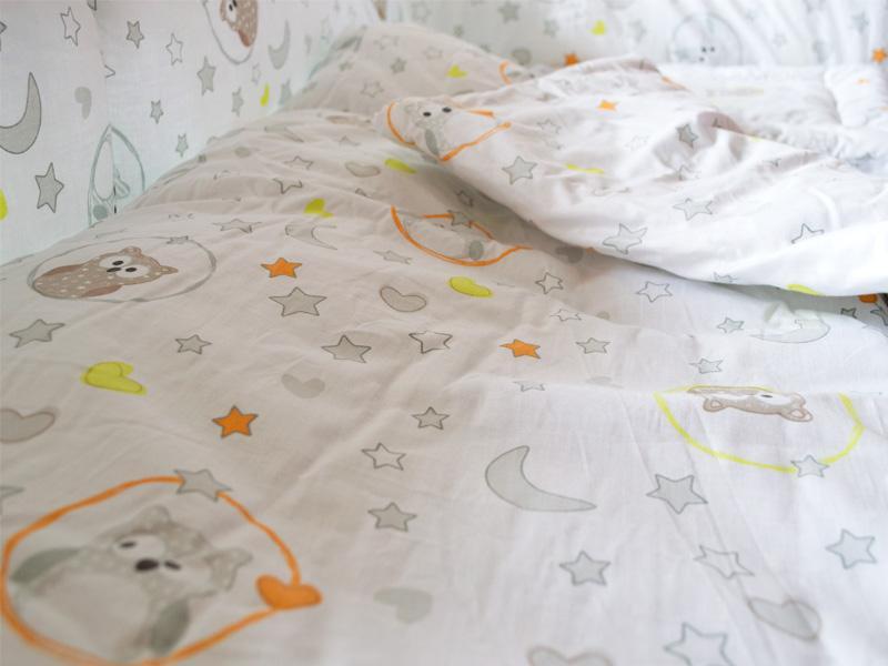 Lenjerie MyKids Bufnite Stelute 4+1 Piese 140x70