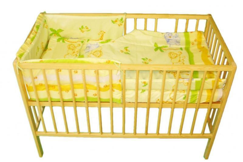 Lenjerie MyKids Safari Verde 4 Piese 140x70