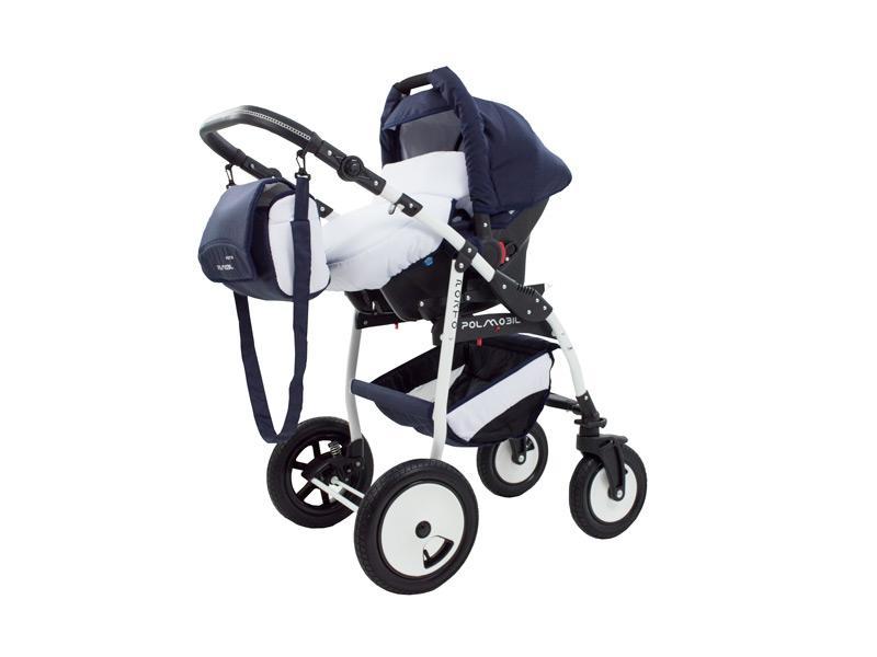Carucior Copii 3 In 1 MyKids Futuro Negru-Alb