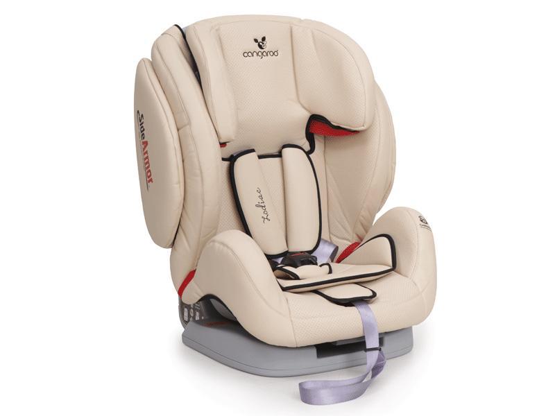 Scaun Auto 9-36 Kg Cangaroo Zodiac Crem Piele