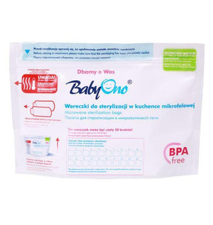 Set pungi sterilizare cuptor cu microunde BabyOno 1038
