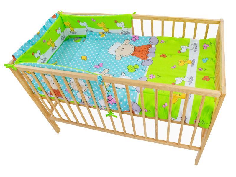 Lenjerie MyKids Oita Albastru 5 Piese 120x60 cm