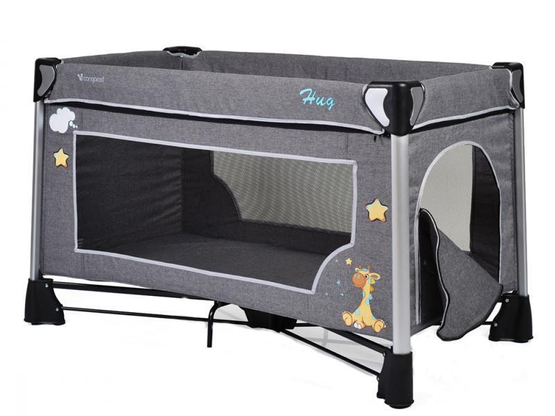 Patut Pliant Bebe CANGAROO Hug Giraffe Gri